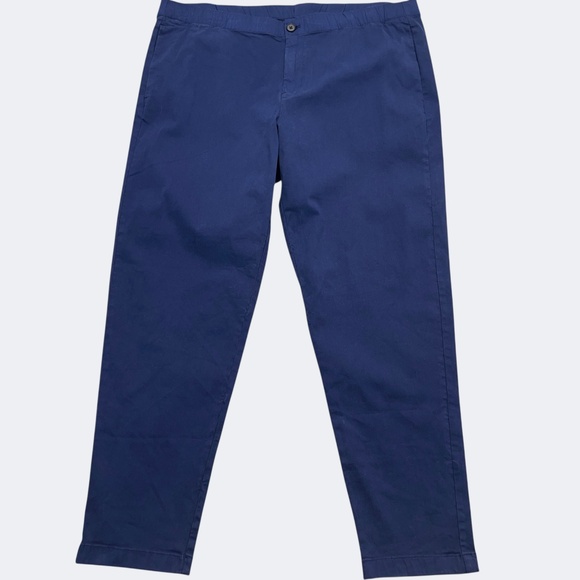Bonobos Pants Mens 2XL Navy Blue Stretch Chino Drawstring Waist Casual - Picture 1 of 10